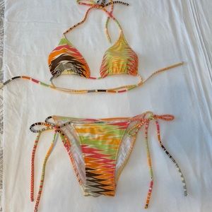 Missoni string bikini never worn